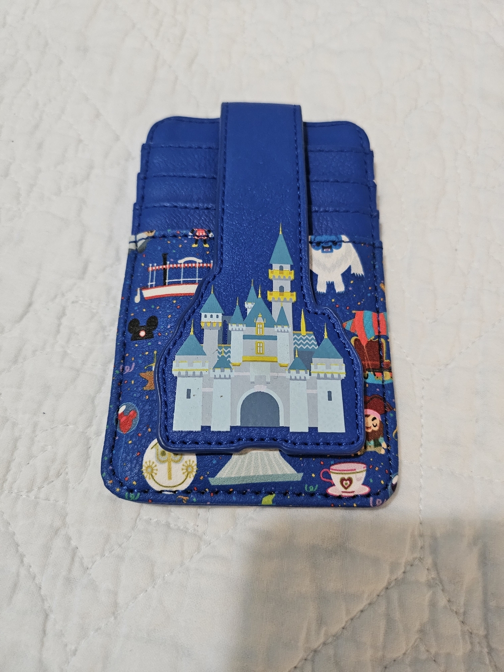 Disney Parks Blue Castle-Themed Cardholder